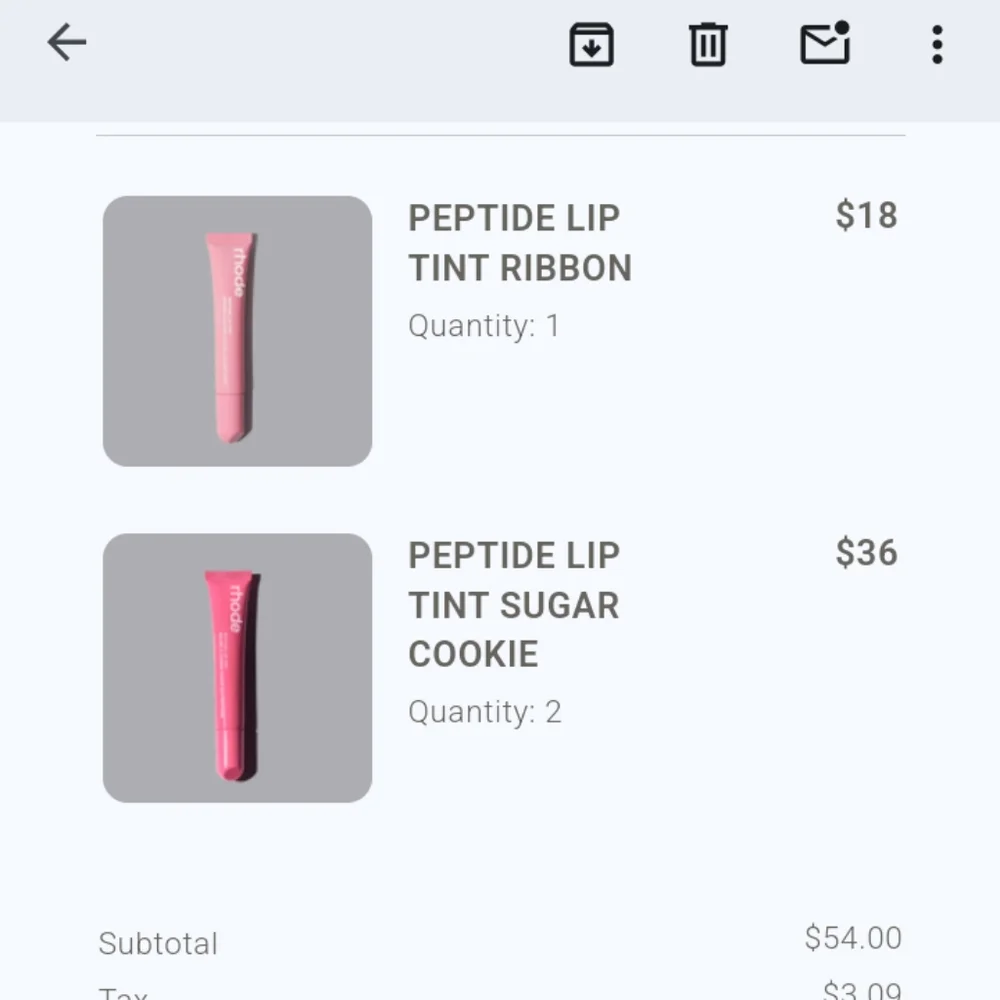 Rhode Pink Lip Tint Sugar Cookie